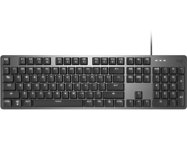 Logitech K845 Mechanical Illuminated Keyboard Usb Aluminium, Black 097855161628 920-009859