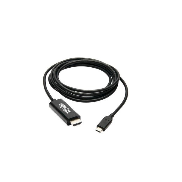 Tripp Lite USB-C to HDMI Adapter Cable (M/M) - 3.1, Gen 1, Thunderbolt 3, 4K @ 60 Hz, Converter on HDMI End, Black, 1.83 m 037332237101 U444-006-H4K6BE