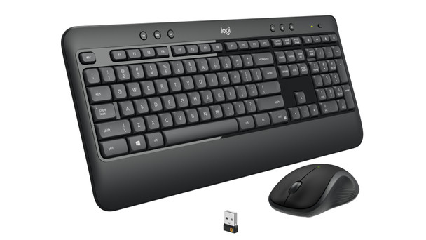 Logitech MK540 Advanced keyboard RF Wireless QWERTY French Black, White 097855137272 920-008672