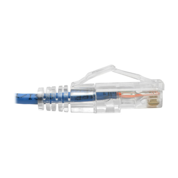 Tripp Lite Cat6 Gigabit Snagless Molded Slim UTP Ethernet Patch Cable (RJ45 M/M), Blue, 3.05 m 037332230898 N201-S10-BL