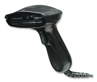 Manhattan Long Range CCD Handheld Barcode Scanner, USB, 500mm Scan Depth, Cable 1.5m, Max Ambient Light 30,000 lux (sunlight), Black, Three Year Warranty, Box 766623460835 460835