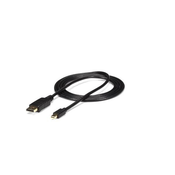 Startech.Com 6Ft (2M) Mini Displayport To Displayport 1.2 Cable - 4K X 2K Uhd Mini Displayport To Displayport Adapter Cable - Mini Dp To Dp Cable For Monitor - Mdp To Dp Converter Cord 065030837019 Mdp2Dpmm6