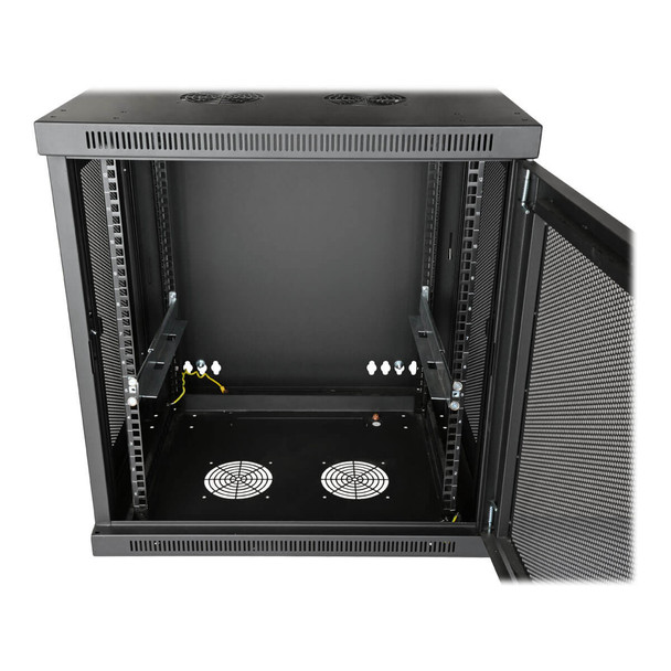 Tripp Lite 4-Post 1U Universal Adjustable Rackmount Shelf Kit for Wallmount Racks 037332206374 4POSTRAILKITWM