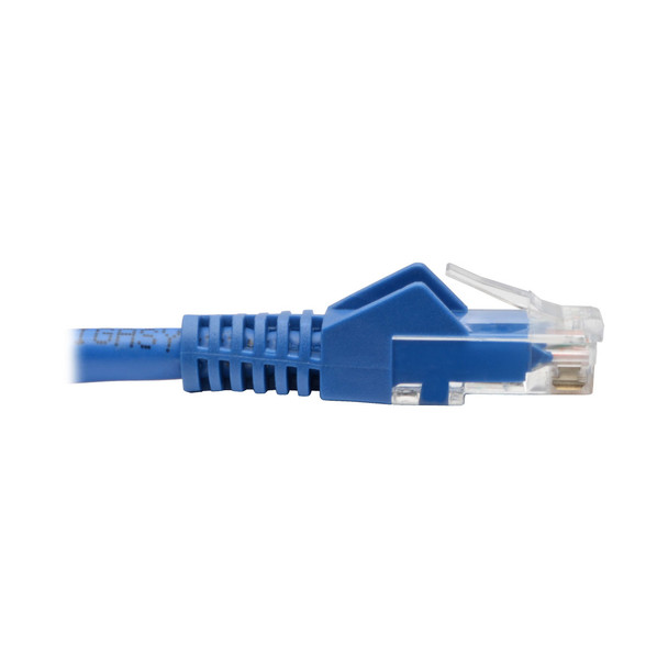 Tripp Lite Cat6 Gigabit Snagless Molded UTP Ethernet Patch Cable, 24 AWG, 550 MHz/1 Gbps (RJ45 M/M), Blue, 15.24 cm 037332206466 N201-06N-BL