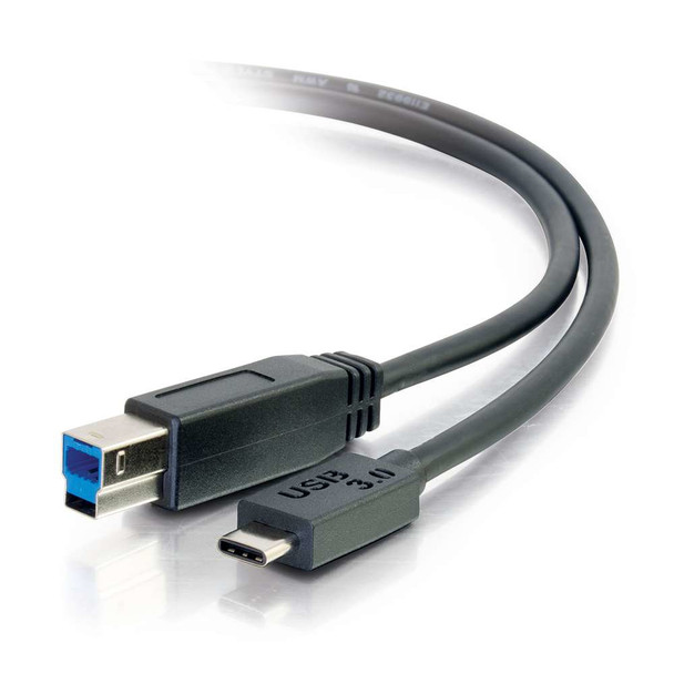 C2G 10Ft, Usb 3.0 Type C, Usb B Usb Cable 3.048 M Usb 3.2 Gen 1 (3.1 Gen 1) Usb C Black 757120288671 28867
