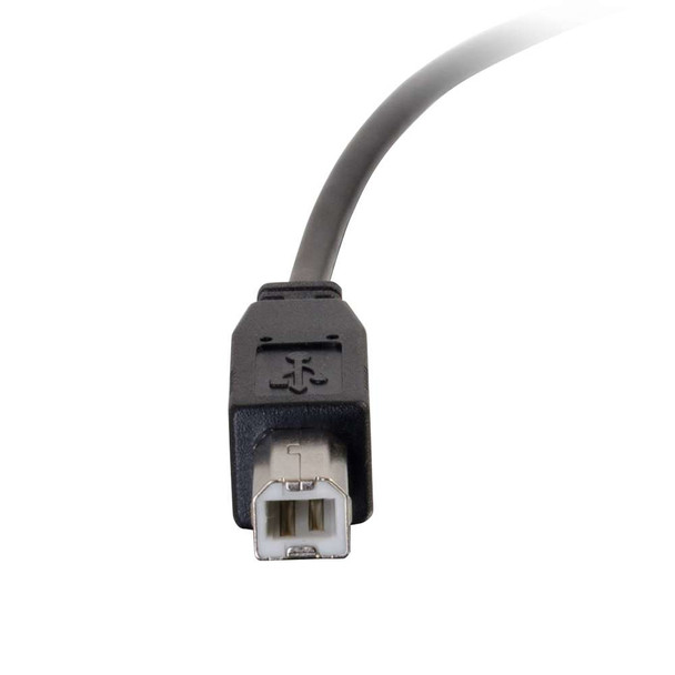 C2G 6ft, USB 2.0 Type C, USB B USB cable 1.8288 m USB C Black 757120288596 28859