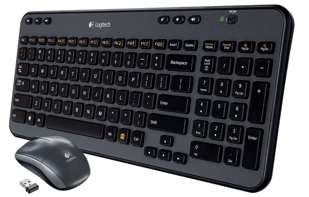 Logitech Combo MK360 keyboard RF Wireless Black 097855077455 920-003376