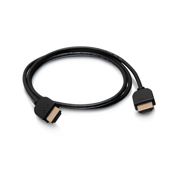 C2G 0.6m Flexible High Speed HDMI Cable with Low Profile Connectors - 4K 60Hz 757120413622 41362