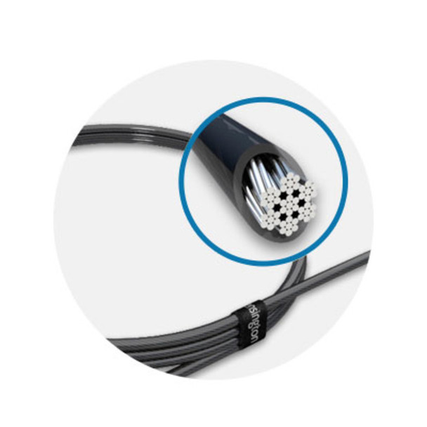 Kensington Slim N17 Serialised Combination Laptop Lock For Wedge-Shaped Slots 085896680093 68009