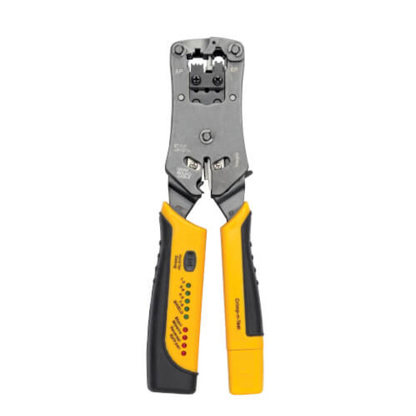 Tripp Lite Rj11/Rj12/Rj45 Wire Crimper With Built-In Cable Tester 037332210463 T100-001-Tst