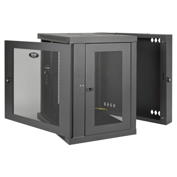 Tripp Lite 12U Wall Mount Rack Enclosure Server Cabinet Hinged with Doors & Sides 037332148674 SRW12US