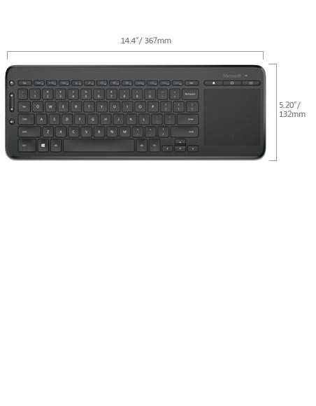 Microsoft All-in-One Media Keyboard 885370737868 N9Z-00002
