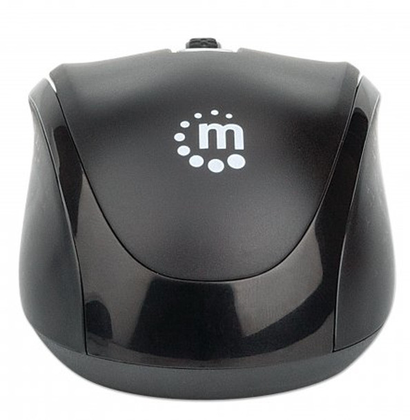 Manhattan Dual-Mode Mouse, Bluetooth 4.0 and 2.4 GHz Wireless, 800/1200/1600 dpi, Three Buttons With Scroll Wheel, Black, Three Year Warranty, Box 766623179478 179478