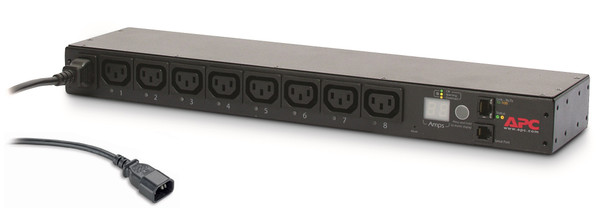 APC AP7920B power distribution unit (PDU) 8 AC outlet(s) 0U/1U Black 731304331612 AP7920B