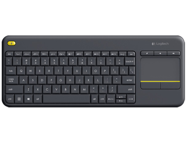 Logitech K400 Plus Keyboard Rf Wireless Qwerty Black 097855115300 920-007119