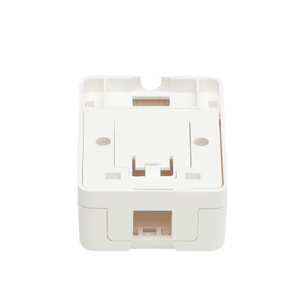 Tripp Lite Surface-Mount Box for Keystone Jack - 1 Port, White 037332249623 N082-001-WH