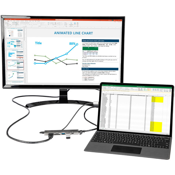 StarTech.com DKT30CHSDPD1 notebook dock/port replicator Wired USB 3.2 Gen 1 (3.1 Gen 1) Type-C Black, Grey DKT30CHSDPD1 065030891790