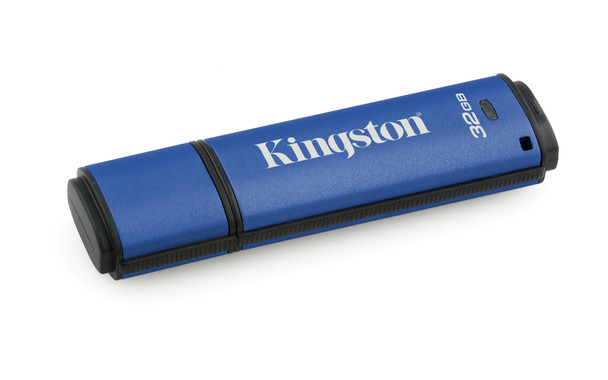 Kingston Technology 32Gb Dtvp30, 256Bit Aes Encrypted Usb 3.0 Dtvp30/32Gb 740617223408