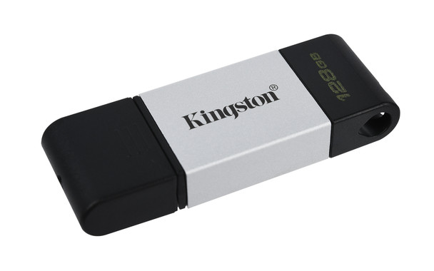 Kingston Technology 128Gb Usb-C 3.2 Gen 1 Datatraveler 80 Dt80/128Gb 740617306422