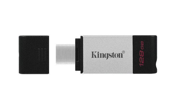 Kingston Technology 128Gb Usb-C 3.2 Gen 1 Datatraveler 80 Dt80/128Gb 740617306422