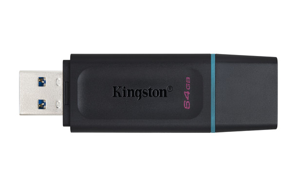 KINGSTON TECHNOLOGY 64GB USB3.2 Gen 1 DataTraveler Exodia (Black + Teal) DTX/64GB 740617309829