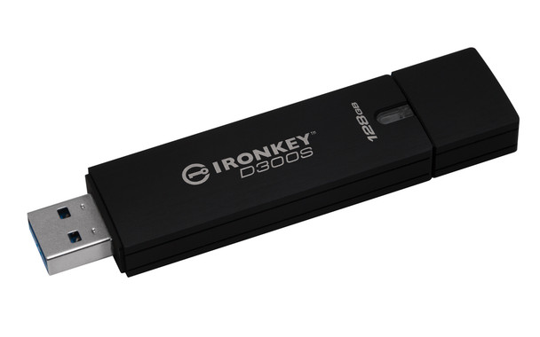 Kingston Technology 128Gb D300S Aes 256 Xts Encrypted Usb Drive Ikd300S/128Gb 740617287530