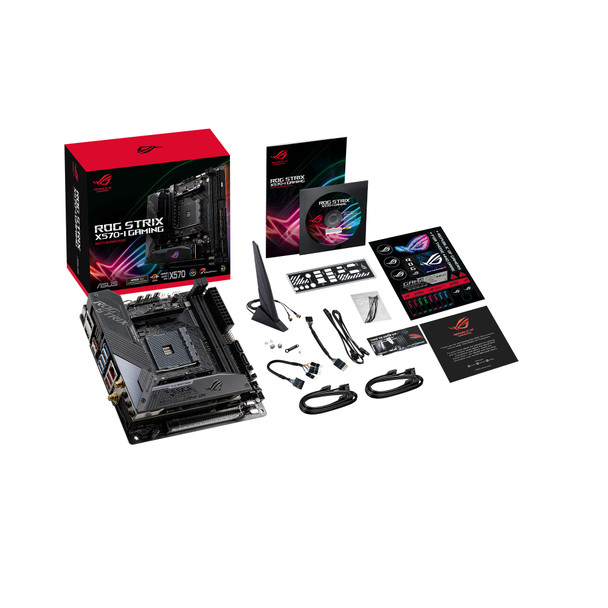 ASUS ROG Strix X570-I Gaming AMD X570 Socket AM4 mini ITX ROG STRIX X570-I GAMING 192876487594 3