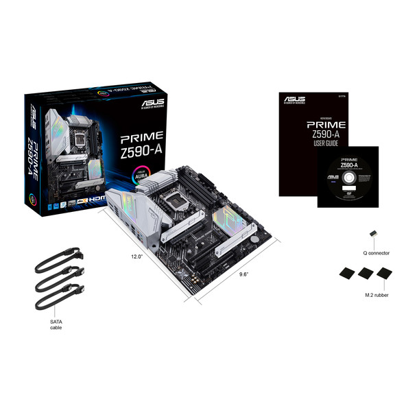Asus Asus Prime Z590-A Lga 1200 (Intel11Th/10Th Gen) Atx Motherboard (14+2 Drmos Powe Prime Z590-A 195553103879