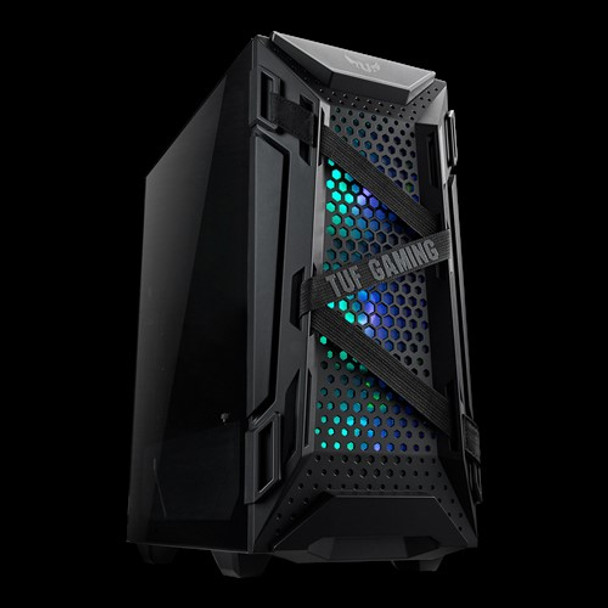 Asus Asus Tuf Gaming Gt301 Mid-Tower Compact Case For Atx Motherboards With Honeycomb Gt301/Blk/Argb Fan// 192876521731