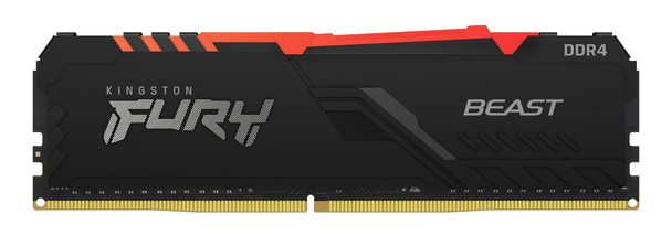 Kingston Technology Kingston 16Gb 2666Mhz Ddr4 Cl16 Dimm 1Gx8 Fury Beast Rgb Kf426C16Bb1A/16 740617319637