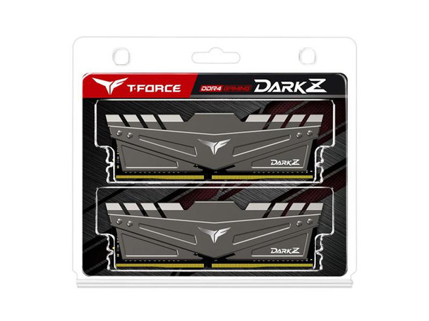 Team Group T-Force Dark Z Series 8Gb X 2 Ddr4-3200 (Pc4-25600) 16-18-18-38 1.35V Gray Hs Tdzgd416G3200Hc16Cdc01 765441647466