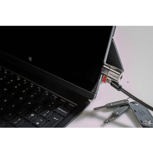 Kensington AC K67974WW ClickSafe Keyed Lock f Dell Laptops 1-Step Security