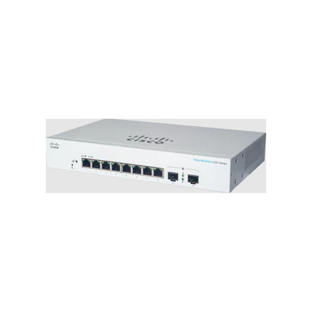 Cisco Systems CBS220 SMART 8-PORT GE, EXT PS, 2X1G SFP CBS220-8T-E-2G-NA 889728345033