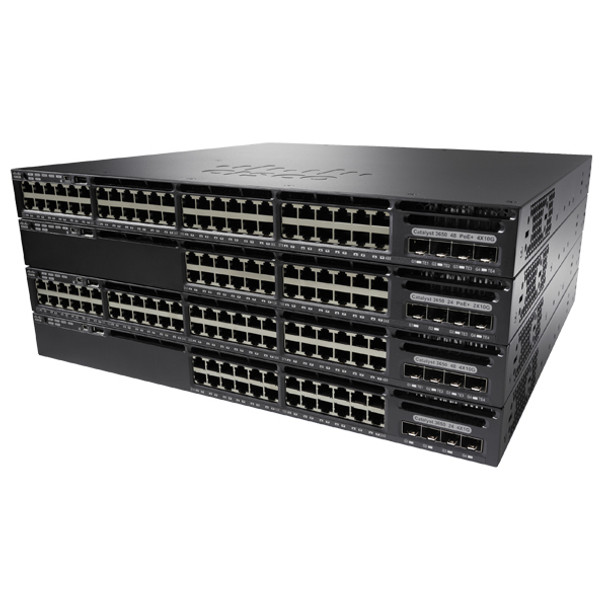 Cisco Systems CATALYST3650 48PT DATA4X10G UPLINK IPSER WS-C3650-48TQ-E-RF