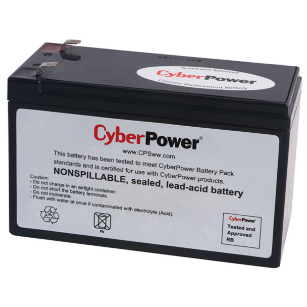 Cyberpower Systems Ups Repl Bat Cart 12V 9Ah 18M Wty Rb1290 649532609307