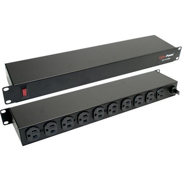 Cyberpower Systems Power Distribution Unit - Rack-Mountable - 120V - Nema 5-15R Cps1215Rm 649532893508