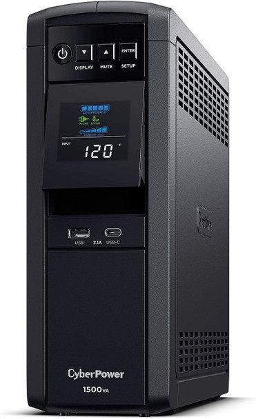 CYBERPOWER SYSTEMS UPS 1500VA/1000W CP1500PFCLCD 649532609642