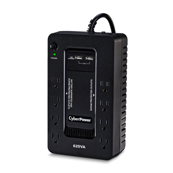 Cyberpower Systems 625Va/360W 120V 15A 8 Outlets 2Xusb Charge Ports 5 Ft Cord 3-Year Warranty St625U 649532621514