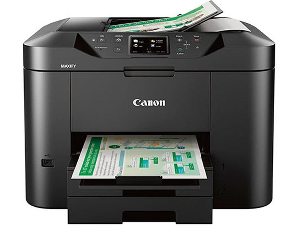 Canon MAXIFY MB2120 Wireless Inkjet Multifunction Printer - Color, 24.0 ipm (B&W), 15.5 ipm (Color), 500 sheet, 20,000 page Monthly Duty 0958C003 013803266054