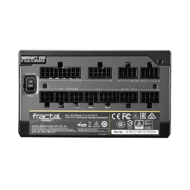 Fractal Design Power Supply FD-PSU-IONP-660P-BK Ion+ 660P 660W 80+ Platinum ATX Full Modular Retail