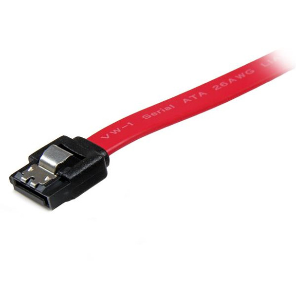 Startech Cable LSATA12 12inch Latching SATA Cable M M Retail