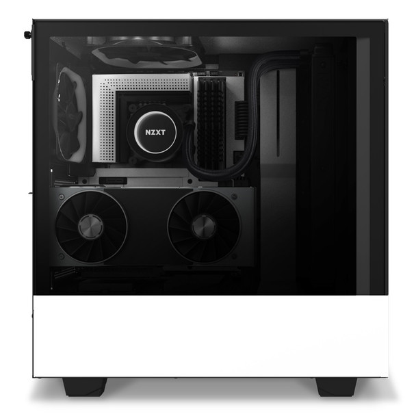 NZXT CS CA-H510E-W1 H510 Elite Mid-Tower TG USB 3.5 2.5 ATX Matte White RTL