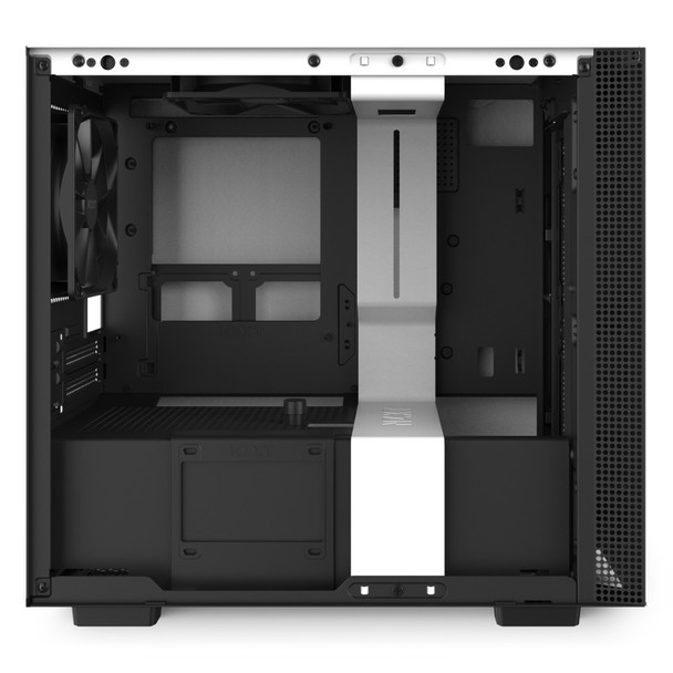 NZXT CS CA-H210i-W1 H210i SGCC Steel and TG USB 3.5 2.5 Mini-ITX Matte White