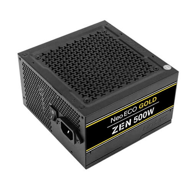 Antec PS NE500G ZEN 500W 80Plus Gold Fixed Cable ATX 12V 2.4 APFC nonModular