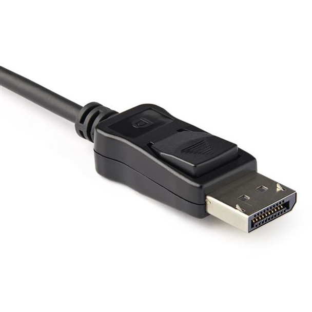 StarTech.com Adattatore DisplayPort a HDMI 4K 60Hz - Convertitore video attivo da DP 1.4 a HDMI 2.0 - Dongle/Cavo adattatore per Monitor/TV/Display HDMI - Connettore DP a scatto 33254