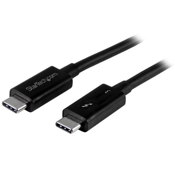 StarTech.com 0.5m Thunderbolt 3 (40Gbps) USB-C Cable - Thunderbolt, USB, and DisplayPort Compatible 35316