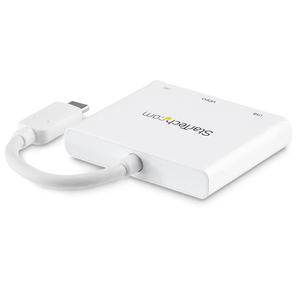 StarTech.com USB-C Multiport Adapter with HDMI - USB 3.0 Port - 60W PD - White 35580