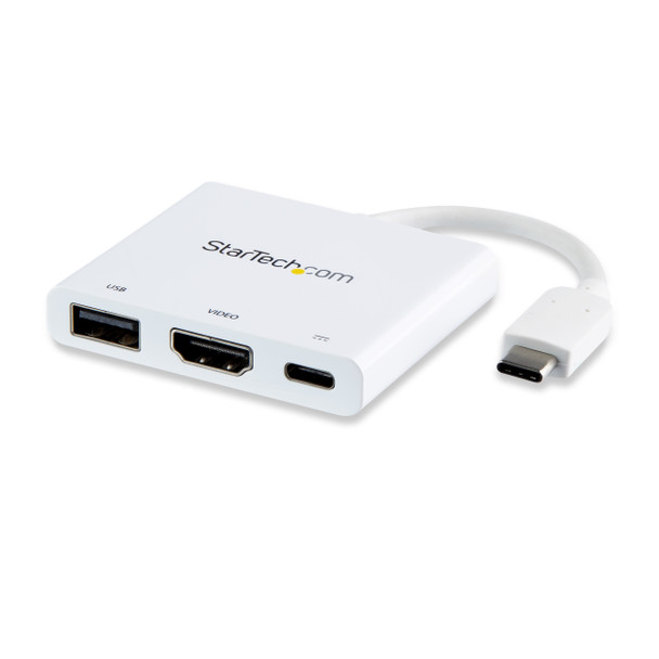 StarTech.com USB-C Multiport Adapter with HDMI - USB 3.0 Port - 60W PD - White 35580