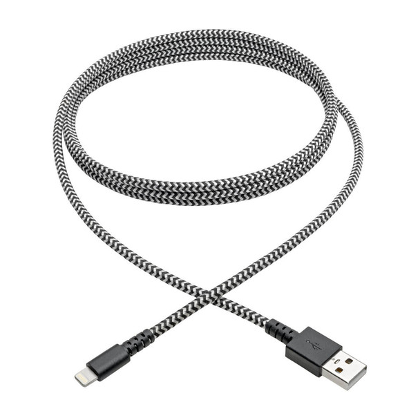 Tripp Lite M100-006-HD lightning cable 1.8 m Black, Metallic 35672
