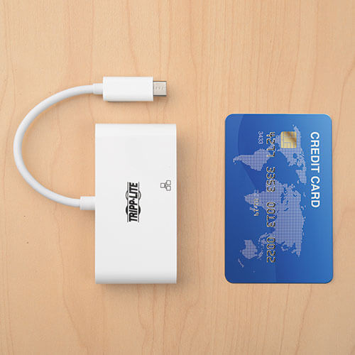 Tripp Lite USB C to DVI External Video Adapter with USB-A Hub and USB-C PD Charging Ports, Thunderbolt 3 Compatible, 1920 x 1080 (1080p) 35732